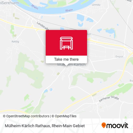 Mülheim-Kärlich Rathaus map