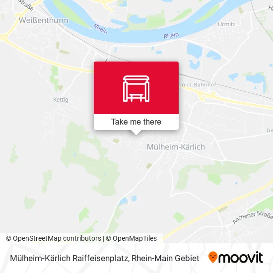 Карта Mülheim-Kärlich Raiffeisenplatz