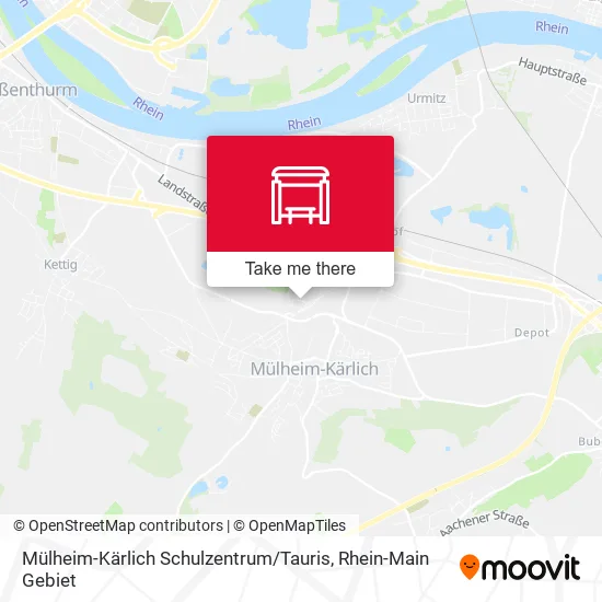 Карта Mülheim-Kärlich Schulzentrum / Tauris