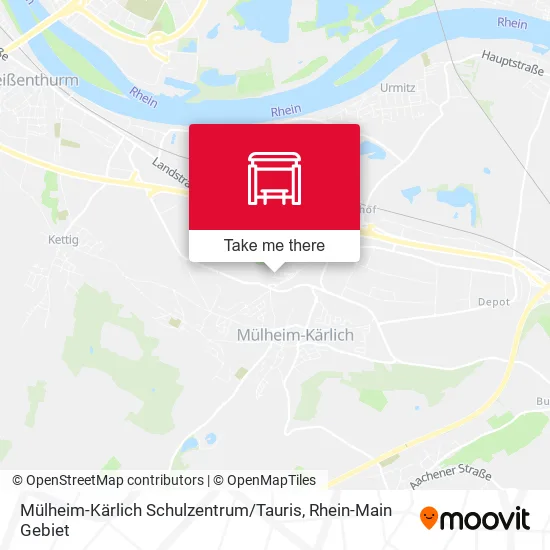 Карта Mülheim-Kärlich Schulzentrum / Tauris