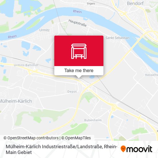 Mülheim-Kärlich Industriestraße / Landstraße map