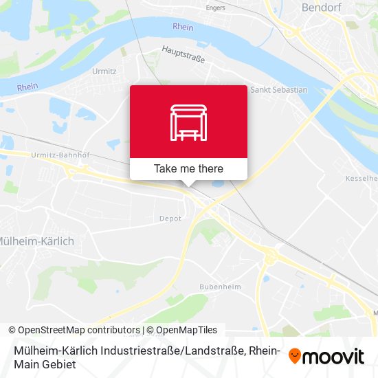 Mülheim-Kärlich Industriestraße / Landstraße map