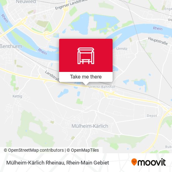 Карта Mülheim-Kärlich Rheinau