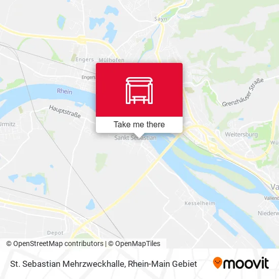 Карта St. Sebastian Mehrzweckhalle