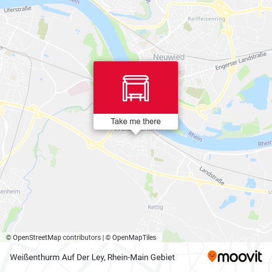 Карта Weißenthurm Auf Der Ley