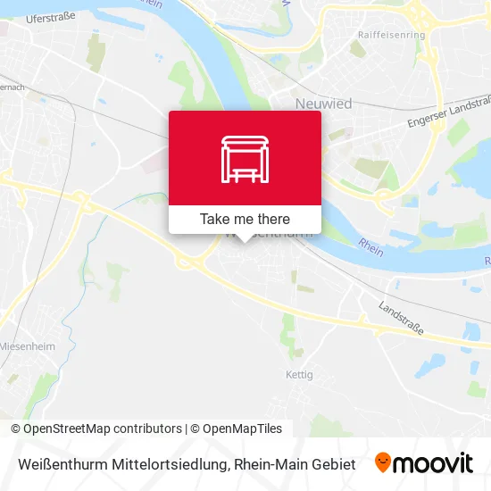 Карта Weißenthurm Mittelortsiedlung