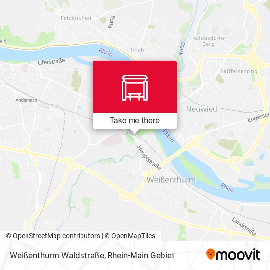 Weißenthurm Waldstraße map