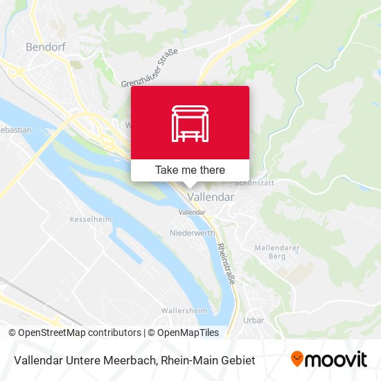 Карта Vallendar Untere Meerbach