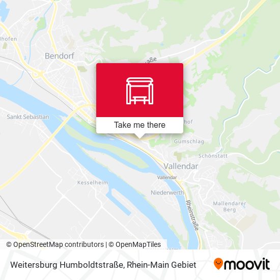 Weitersburg Humboldtstraße map