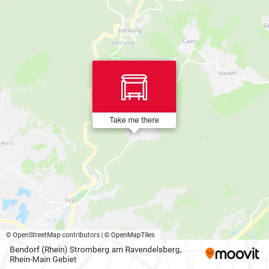 Карта Bendorf (Rhein) Stromberg am Ravendelsberg