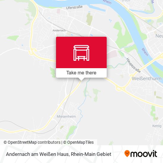 Andernach am Weißen Haus map