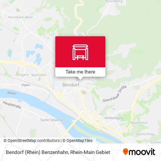 Bendorf (Rhein) Benzenhahn map