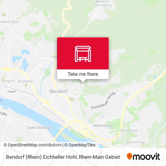 Карта Bendorf (Rhein) Eichheller Hohl