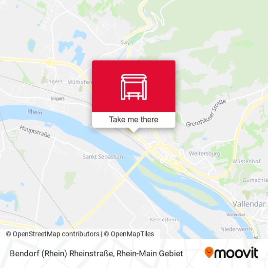 Bendorf (Rhein) Rheinstraße map