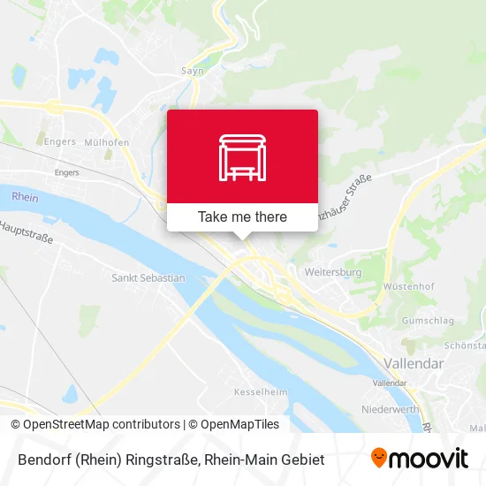 Карта Bendorf (Rhein) Ringstraße