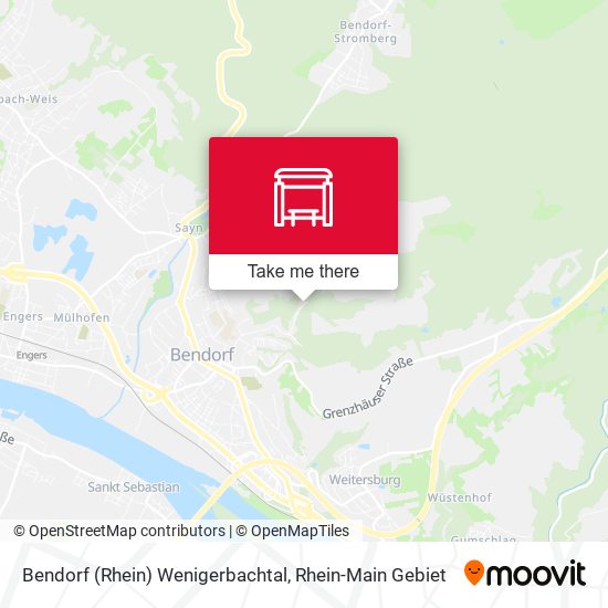 Bendorf (Rhein) Wenigerbachtal map