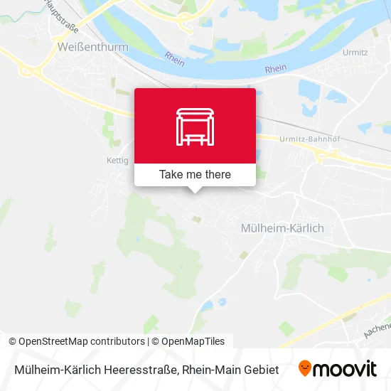 Карта Mülheim-Kärlich Heeresstraße