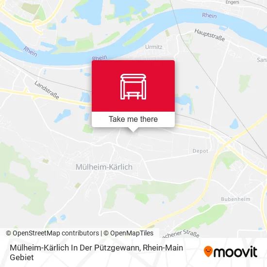 Карта Mülheim-Kärlich In Der Pützgewann