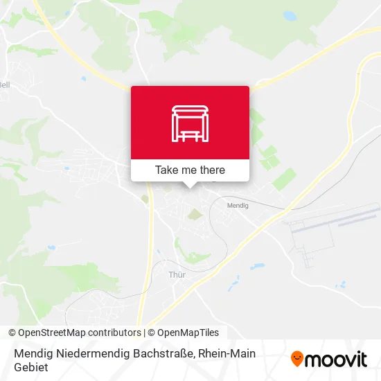 Карта Mendig Niedermendig Bachstraße
