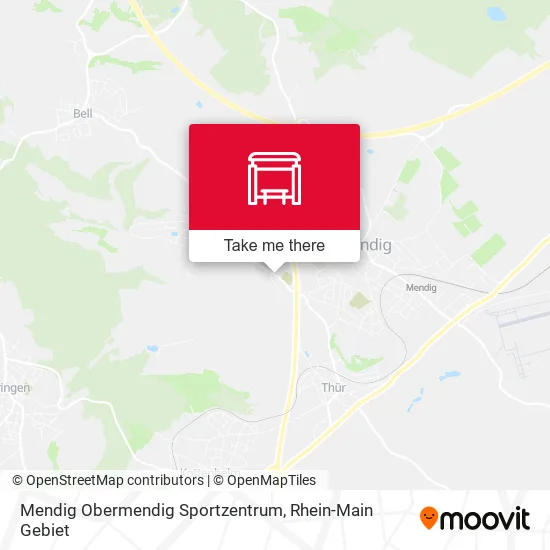 Карта Mendig Obermendig Sportzentrum
