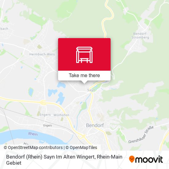 Bendorf (Rhein) Sayn Im Alten Wingert map