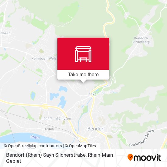 Bendorf (Rhein) Sayn Silcherstraße map