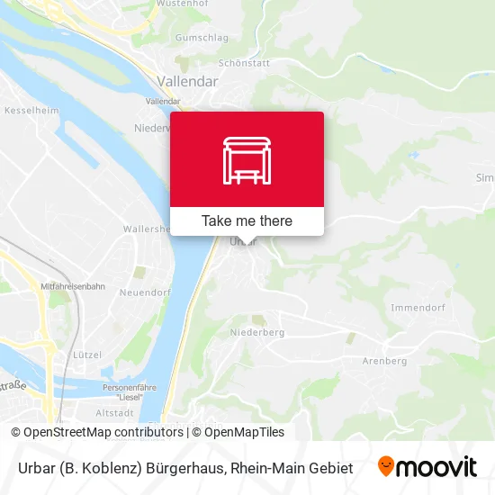 Карта Urbar (B. Koblenz) Bürgerhaus