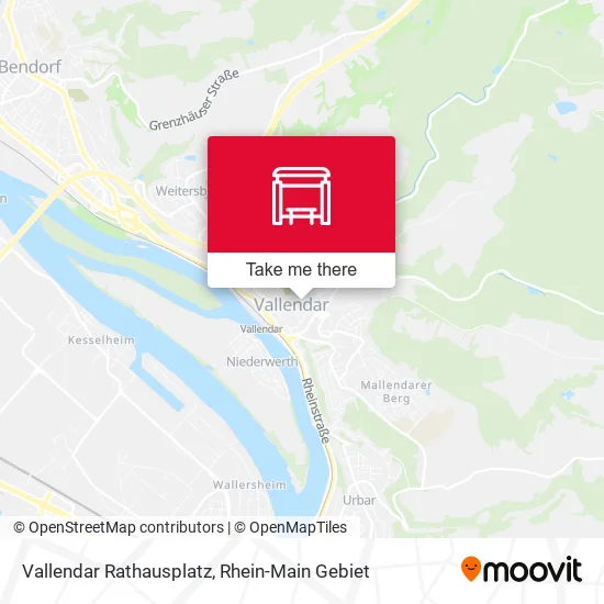 Карта Vallendar Rathausplatz