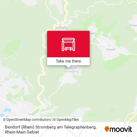 Карта Bendorf (Rhein) Stromberg am Telegraphenberg