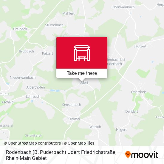 Rodenbach (B. Puderbach) Udert Friedrichstraße map
