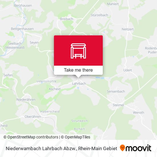 Niederwambach Lahrbach Abzw. map