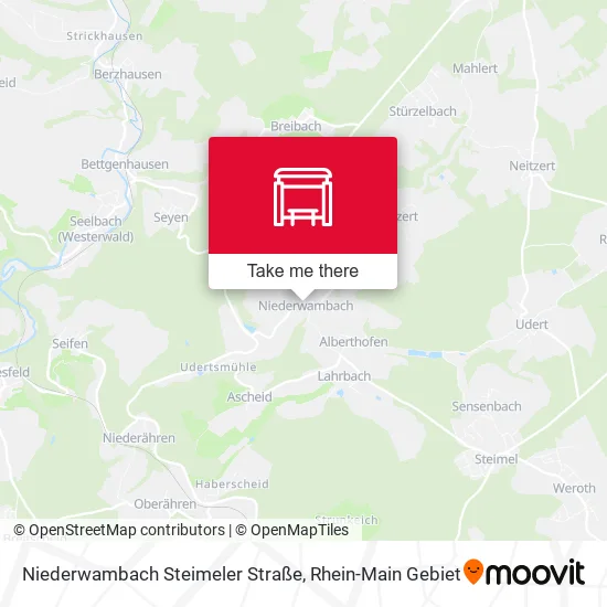 Карта Niederwambach Steimeler Straße