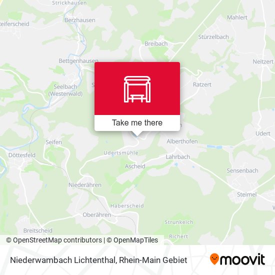 Карта Niederwambach Lichtenthal