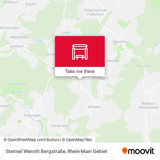 Steimel Weroth Bergstraße map