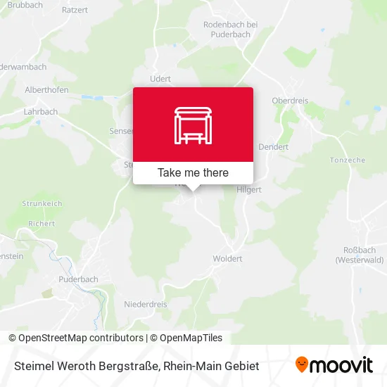 Карта Steimel Weroth Bergstraße
