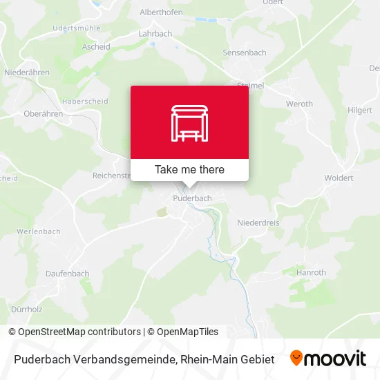 Карта Puderbach Verbandsgemeinde