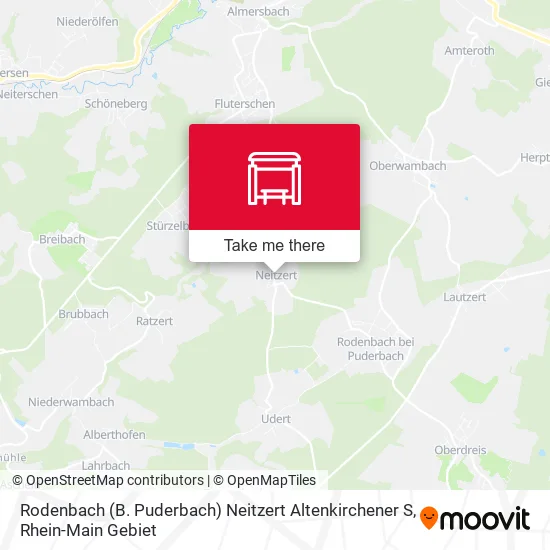 Карта Rodenbach (B. Puderbach) Neitzert Altenkirchener S