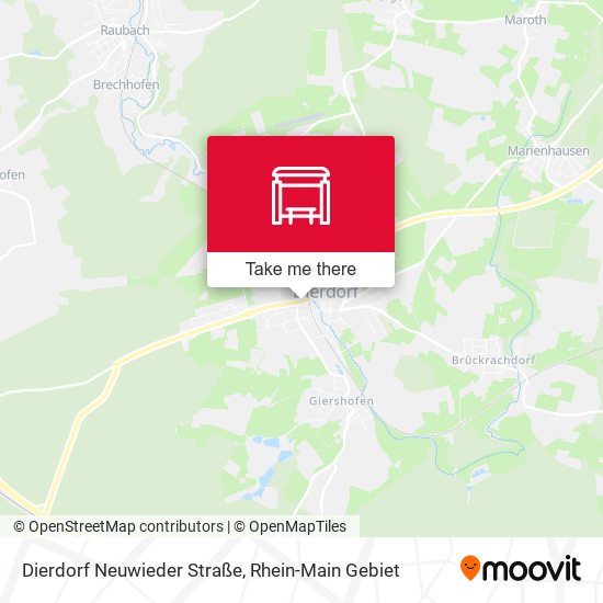 Dierdorf Neuwieder Straße map