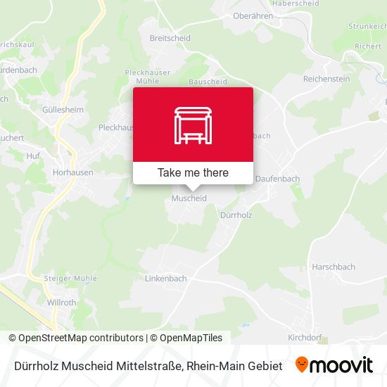 Dürrholz Muscheid Mittelstraße map