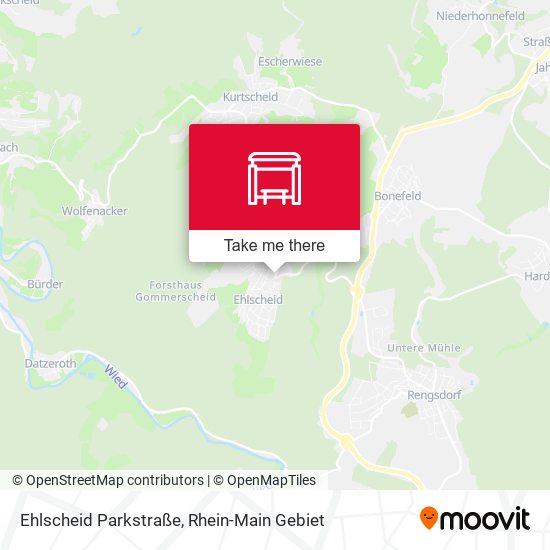 Ehlscheid Parkstraße map