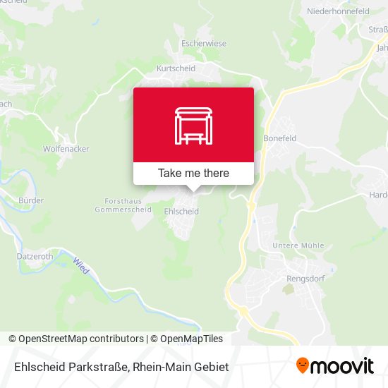 Ehlscheid Parkstraße map