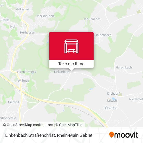 Linkenbach Straßenchrist map