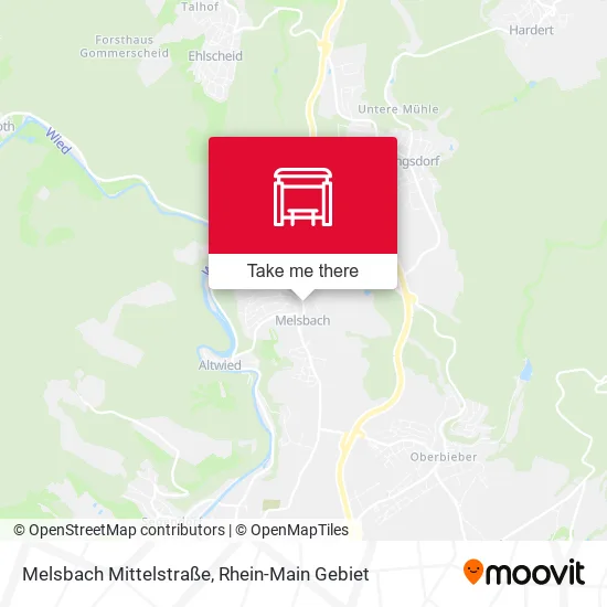 Карта Melsbach Mittelstraße