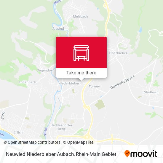 Neuwied Niederbieber Aubach map