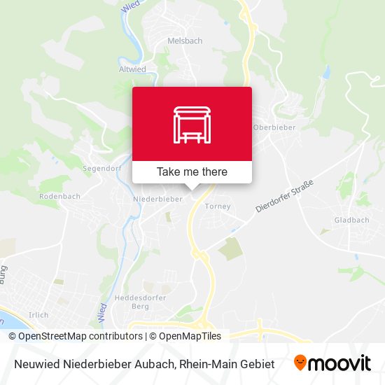 Neuwied Niederbieber Aubach map