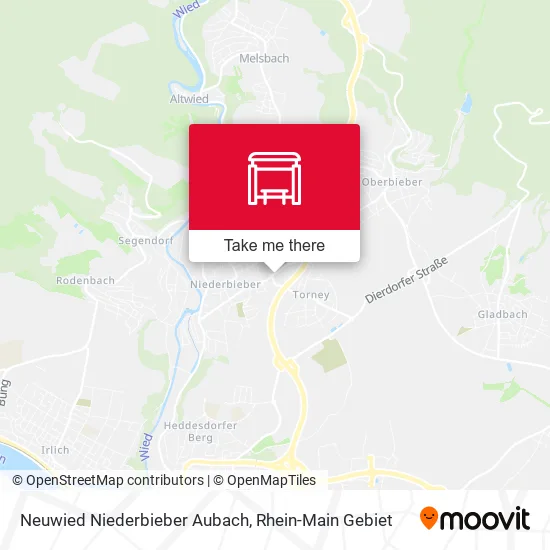 Карта Neuwied Niederbieber Aubach