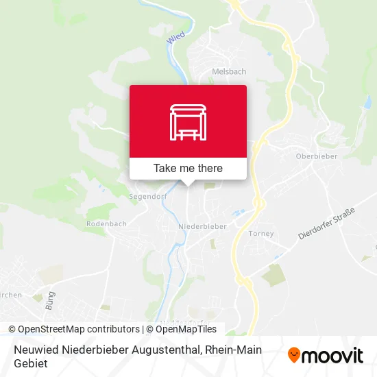 Карта Neuwied Niederbieber Augustenthal