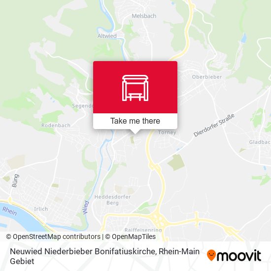Neuwied Niederbieber Bonifatiuskirche map