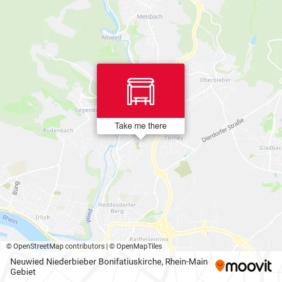 Карта Neuwied Niederbieber Bonifatiuskirche