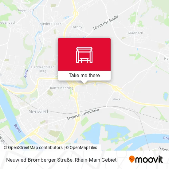 Карта Neuwied Bromberger Straße